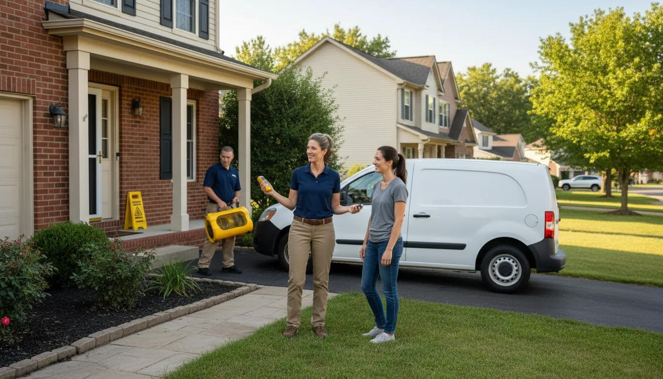 Water restoration image for Emergency Water Removal Services in Vallonia, IN